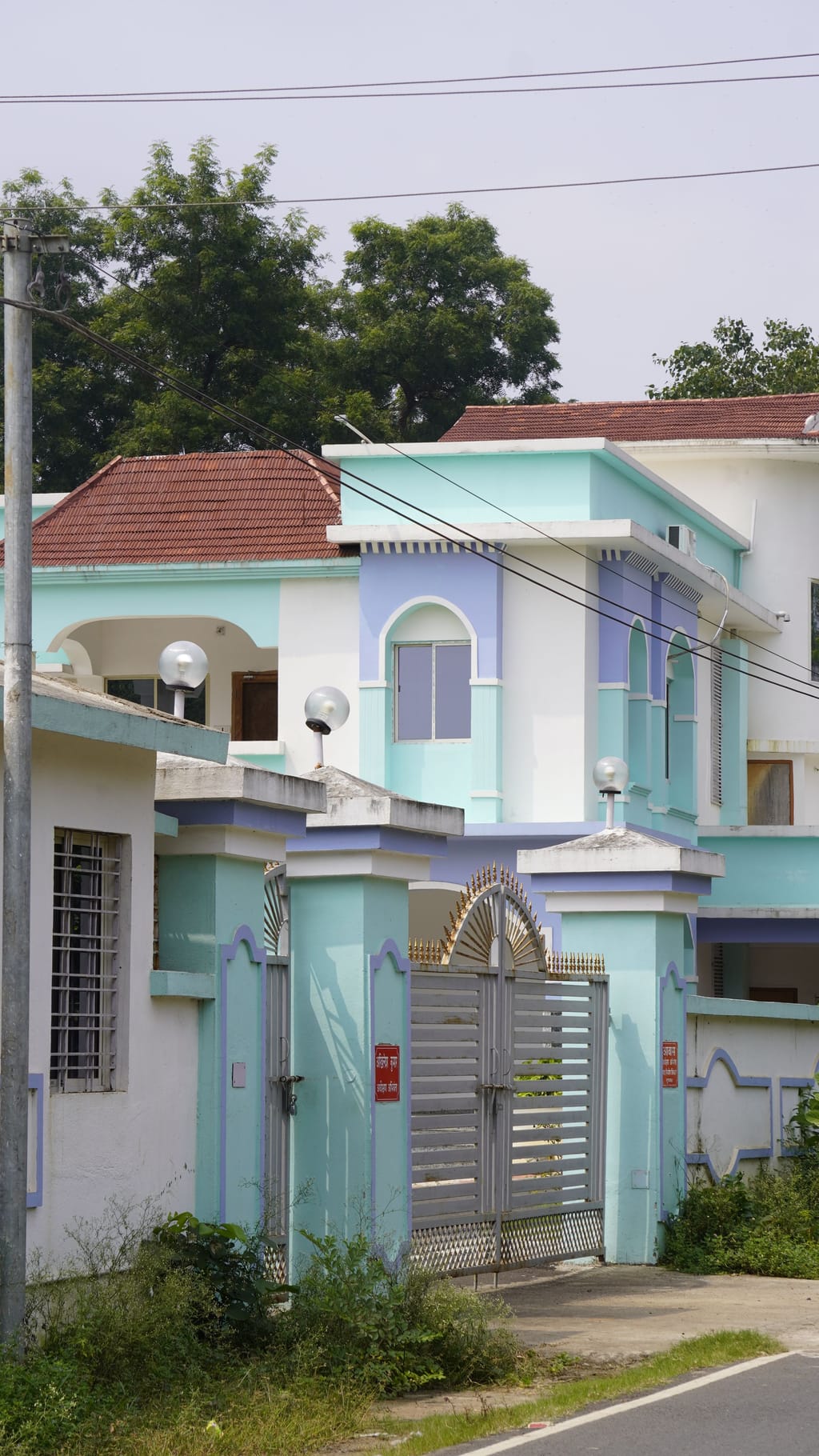 An independent house on a quiet suburban street.